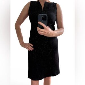 Ann Taylor Black Dress sleeveless size 10